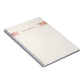 Roze Confetti Glitter Notitieboek (Rechterzijde)