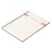 Roze Confetti Glitter Notitieboek (Linkerzijde)