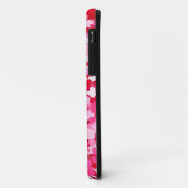 Roze confetti harten Case-Mate iPhone case (Achterkant/links)