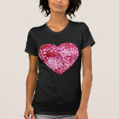 Roze Confetti Hearts T-shirt (Voorkant)