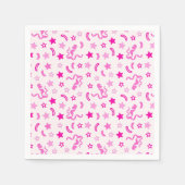 Roze Confetti Servet (Voorkant)