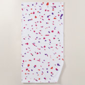 Roze Confetti Strandlaken (Voorkant)