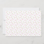 Roze Confetti Uitnodiging (Achterkant)
