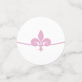 Roze Confetti van de druppelaar voor weddenschappe (Kleine voorkant)