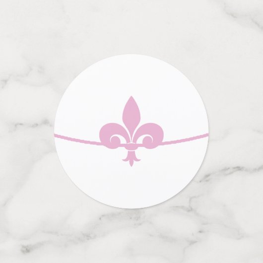 Roze Confetti van de druppelaar voor weddenschappe (Kleine voorkant)