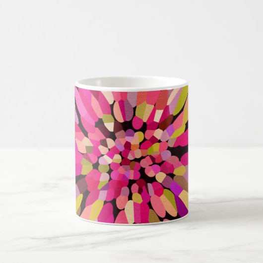 Roze Confetti ventilator Koffiemok (Center)