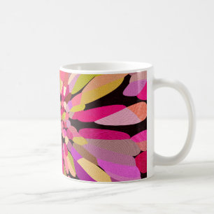 Roze Confetti ventilator Koffiemok