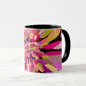 Roze Confetti ventilator Mok (Voorkant rechts)