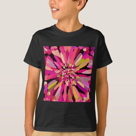 Roze Confetti ventilator T-shirt (Voorkant)