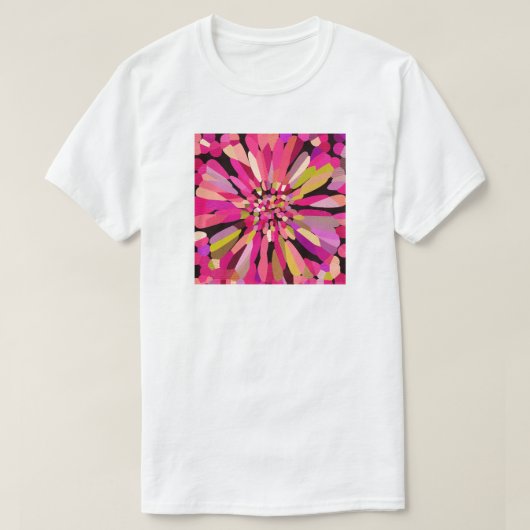 Roze Confetti ventilator T-shirt (Design voorkant)