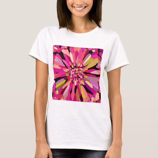 Roze Confetti ventilator T-shirt (Voorkant)