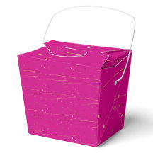 Roze Confetti Verjaardagsfeest Verpakkingsdoos