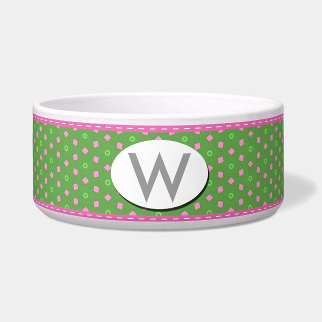 Roze Confetti Voerbakje (Voorkant)