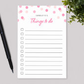 Roze Confetti wat te doen Post-it® Notes