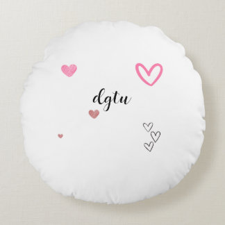 Roze Confort Cut Kawai Rond Kussen