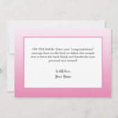 Roze CONGRADulaties Afstuderen Gefeliciteerd (Achterkant)