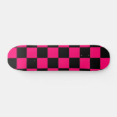 Roze controles persoonlijk skateboard (Horizontaal)