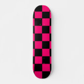 Roze controles persoonlijk skateboard (Voorkant)