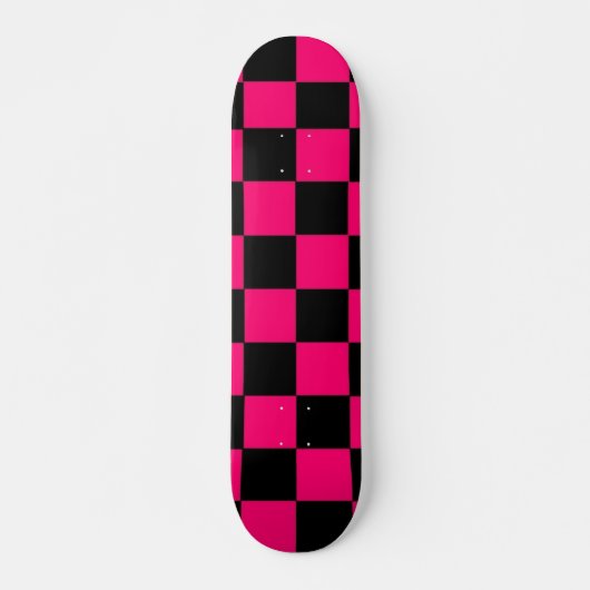 Roze controles persoonlijk skateboard (Voorkant)