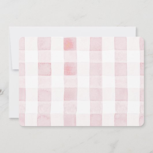 Roze Convertible Palm Tree Meisje 1e Verjaardag Fo Kaart (Achterkant)