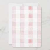 Roze Convertible Palm Tree Meisje Verjaardag Kaart (Achterkant)