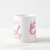Roze Coole Moeder Hand Lettering Moederdag Koffiemok (Center)