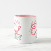 Roze Coole Moeder Hand Lettering Moederdag Mok (Midden)