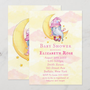 Roze coole muis over de cloud, douche-uitvindingen