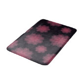 Roze, coole, trendy, moderne bloemabstractie badmat (Gekanteld)