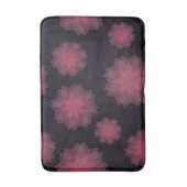 Roze, coole, trendy, moderne bloemabstractie badmat (Voorkant Verticaal)