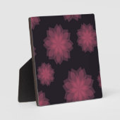 Roze, coole, trendy, moderne bloemabstractie fotoplaat (Voorkant)