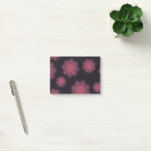 Roze, coole, trendy, moderne bloemabstractie post-it® notes (Kantoor)