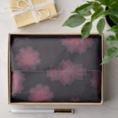 Roze, coole, trendy, moderne bloemabstractie tissuepapier (Geschenk)