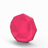 Roze, coole, unieke driehoeksillustratie met drieh fotoblokken (Rechts)