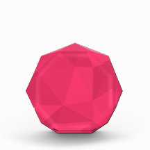 Roze, coole, unieke driehoeksillustratie met drieh