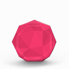 Roze, coole, unieke driehoeksillustratie met drieh fotoblokken