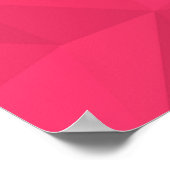 Roze, coole, unieke driehoeksillustratie met drieh poster (Hoek)