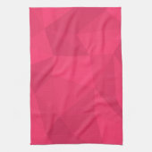 Roze, coole, unieke driehoeksillustratie met drieh theedoek (Verticaal)