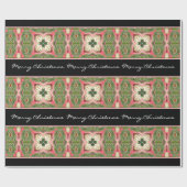  roze coördinaat 1 Persoonlijke tekst Cadeaupapier (Vlak)