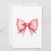Roze Coquette Afstudeeruitnodiging (Achterkant)