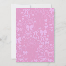 Roze Coquette Baby shower Baby Meisje Kaart