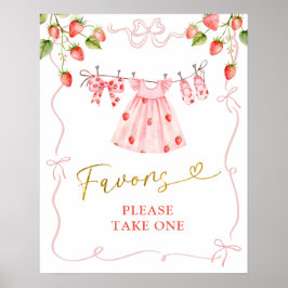 Roze Coquette Babykleren Besjes Favorieten Poster
