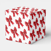 Roze Coquette Bow Baby shower Favoriet Box Bedankdoosjes (Achterkant)