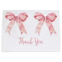 Roze Coquette Bow Baby shower