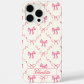 Roze Coquette Bow Case-Mate iPhone Case (Achterkant)