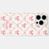 Roze Coquette Bow Case-Mate iPhone Case (Achterkant (horizontaal))