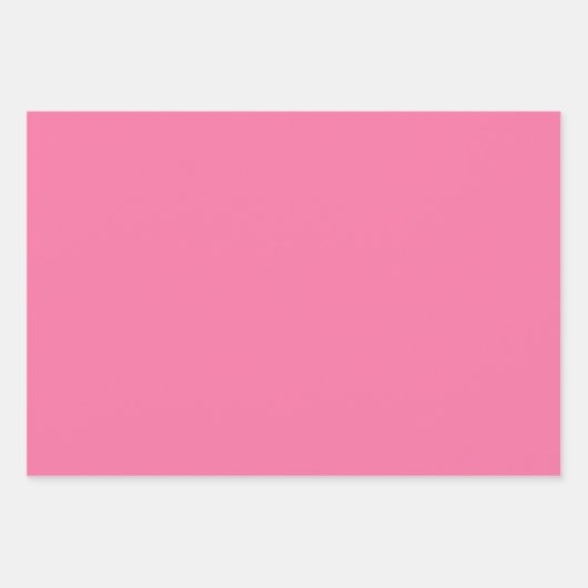 Roze Coquette Bow Christmas Tree Wrapping Paper (Voorkant 3)