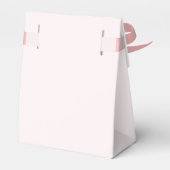 Roze Coquette Bow Custom Bedankdoosjes (Achterkant)