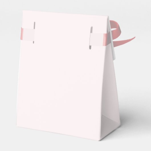 Roze Coquette Bow Custom Bedankdoosjes (Achterkant)