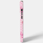 Roze Coquette Bow dambord Case-Mate iPhone Case (Achterkant / Links)